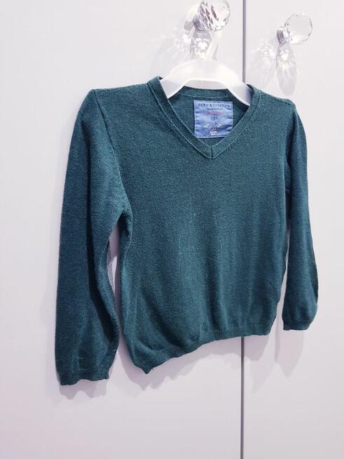 Chłopięcy dzianinowy sweterek z defektem Zara