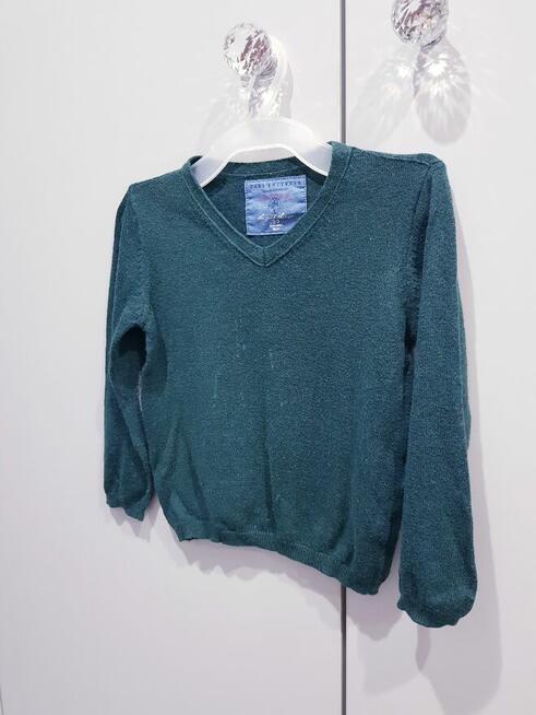 Chłopięcy dzianinowy sweterek z defektem Zara