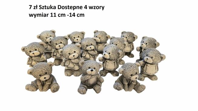 Miś gipsowy Miś uszatek gipsowy figurka misia Odlew