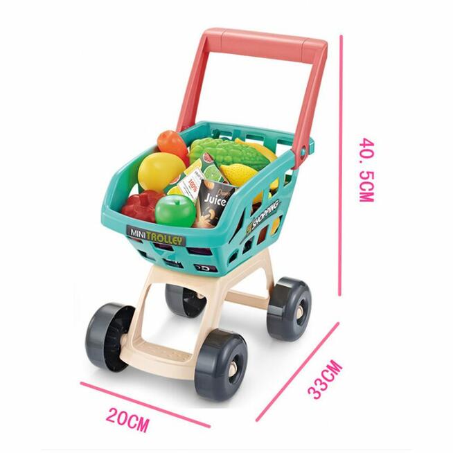 WOOPIE Sklep Supermarket i Wózek Koszyk Sklepowy Kasa Waga S