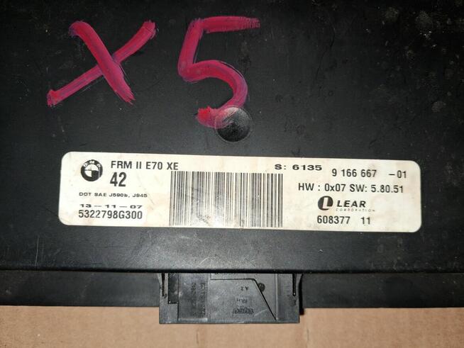 BMW X5 STEROWNIK MODUŁ ŚWIATEŁ 9 166 667
