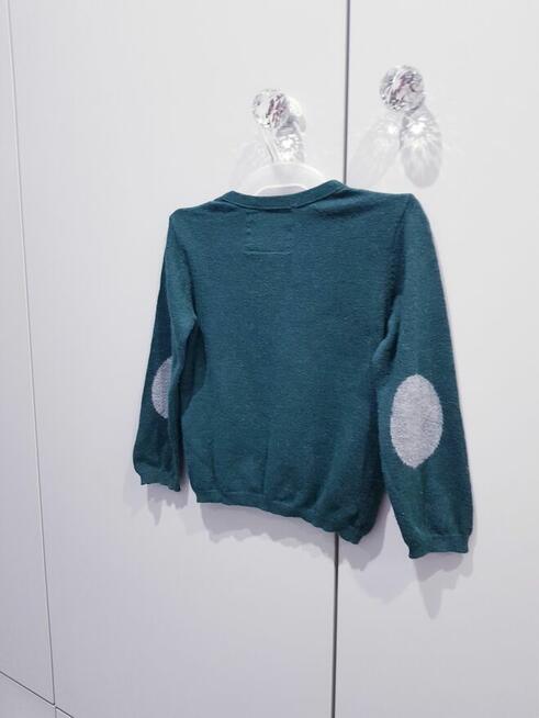 Chłopięcy dzianinowy sweterek z defektem Zara