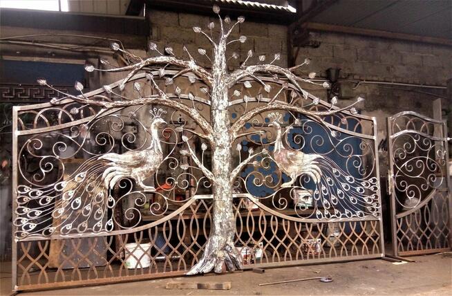 Brama kuta kowalstwo artystyczne na wymiar