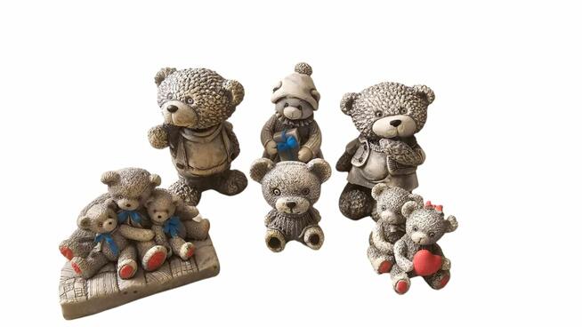 Miś gipsowy Miś uszatek gipsowy figurka misia Odlew