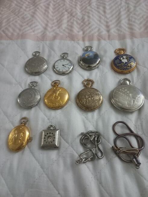 Sprzedam 10 zegarków kieszonkowe stan bardzo dobry