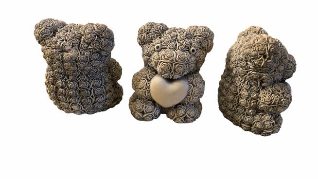 Miś gipsowy Miś uszatek gipsowy figurka misia Odlew