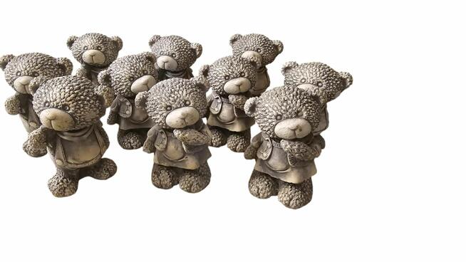 Miś gipsowy Miś uszatek gipsowy figurka misia Odlew