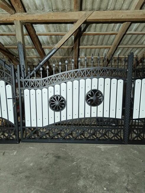 Brama Wjazdowa Dwuskrzydłowa Kuta Pręt Pełny 14/14 !