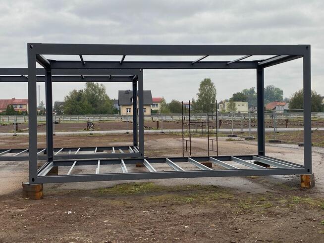 Rama kontenera, skrecana, kontener składak, Flat-Pack