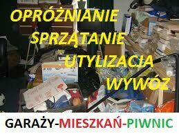 Opróżnianie mieszkań-domów-sklepów-piwnic.. wywóz utylizacja