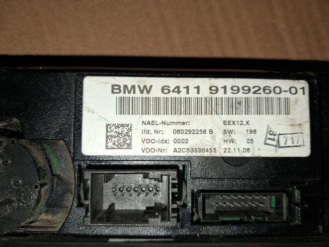 BMW Panel nawiewu klimatyzacji E81 E87 E90 E91 E92 E93