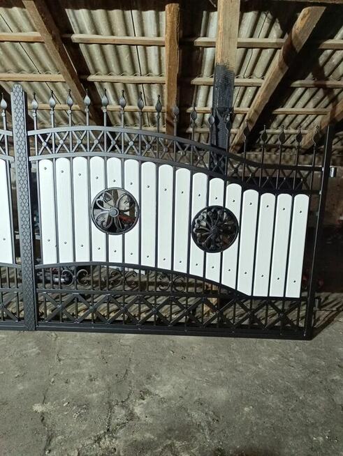 Brama Wjazdowa Dwuskrzydłowa Kuta Pręt Pełny 14/14 !