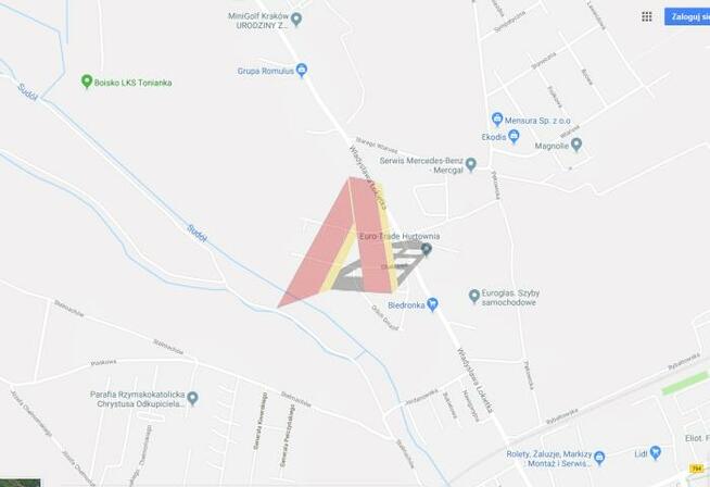 Działka budowlana Kraków Krowodrza, Prądnik Biały, Władysława Łokietka