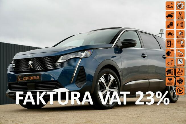 Peugeot 5008 GT kamery Skora adc Nawi blis PANORAMA masaze ACC sam parkuje MAX OP.