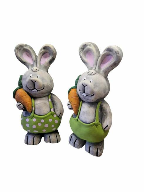 Królik mega zajączek gipsowy figurka królika