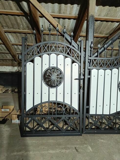 Brama Wjazdowa Dwuskrzydłowa Kuta Pręt Pełny 14/14 !