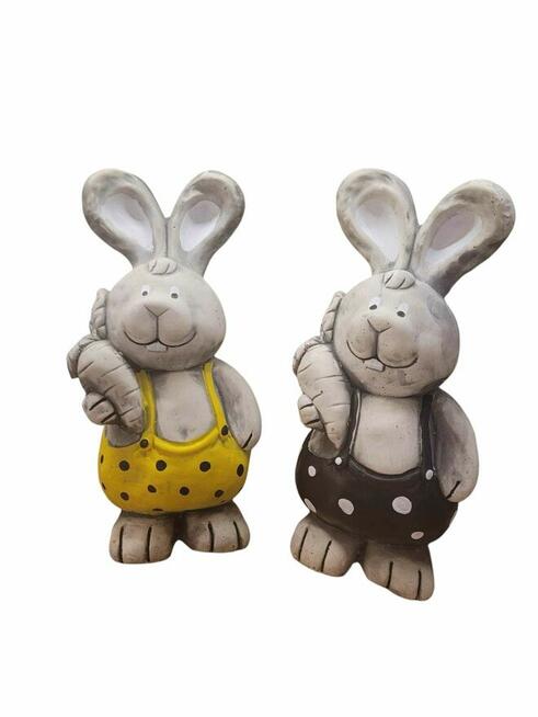 Królik mega zajączek gipsowy figurka królika