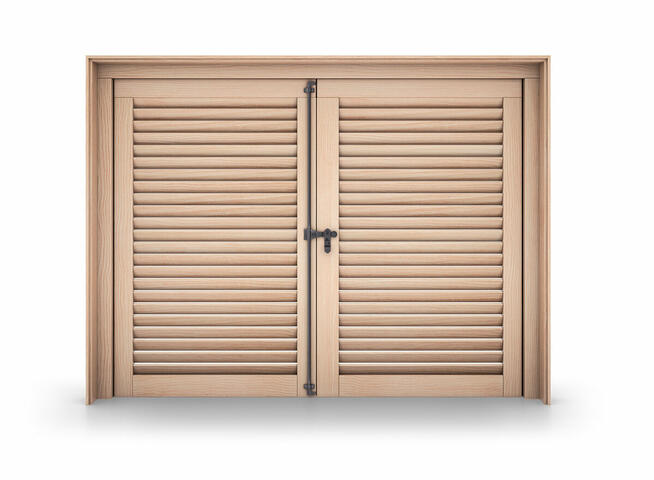 Okna drewniane, okiennice, drzwi drewniane