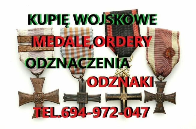 KUPIĘ WOJSKOWE STARE ORDERY, MEDALE, ODZNAKI, ODZNACZENIA