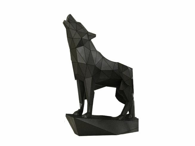 Rzeźby metalowe figurki zwierząt 3D do ogrodu salonu