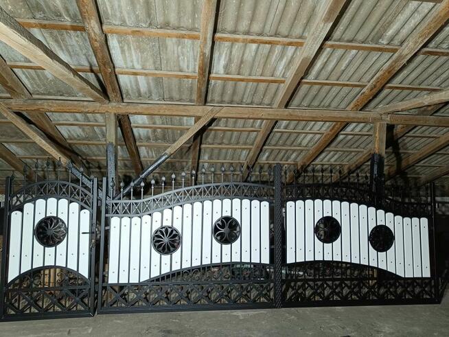 Brama Wjazdowa Dwuskrzydłowa Kuta Pręt Pełny 14/14 !