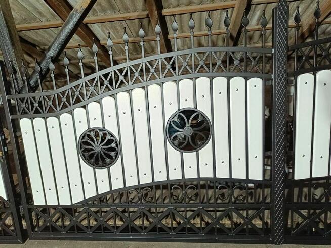 Brama Wjazdowa Dwuskrzydłowa Kuta Pręt Pełny 14/14 !