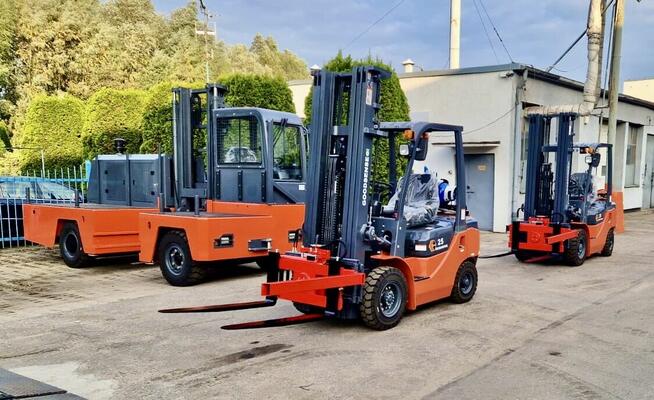 Boczny wózek widłowy z bocznym załadunkiem Nowy 3-12 Ton GW