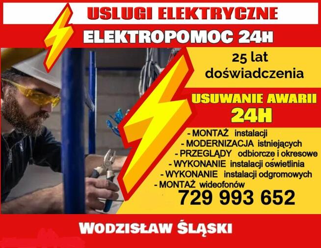 Elektryk.Elektropomoc 24h