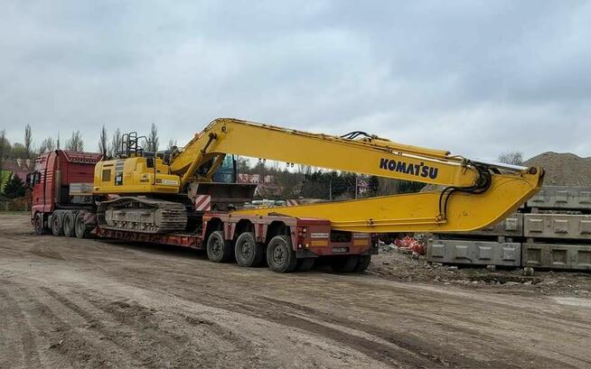 Transport niskopodwoziowy, ponadgabarytowy, ciężki.
