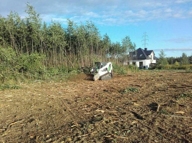 oczyszczanie działek mulczer leśny karczowanie