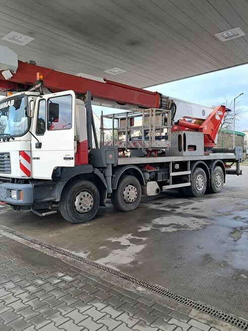 Usługa Wynajem Podnośnika 18m 40m Przycinki gałęzi Wycinki