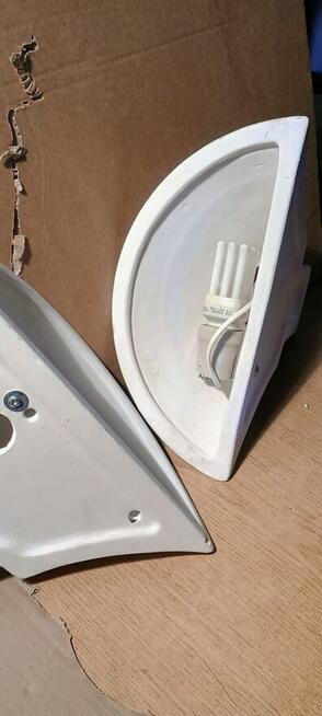 Kinkiety porcelanowe białe