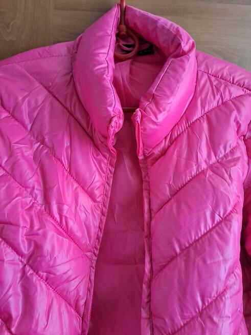 Nowa Kurtka puchowa damska różowa