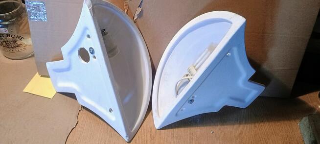 Kinkiety porcelanowe białe