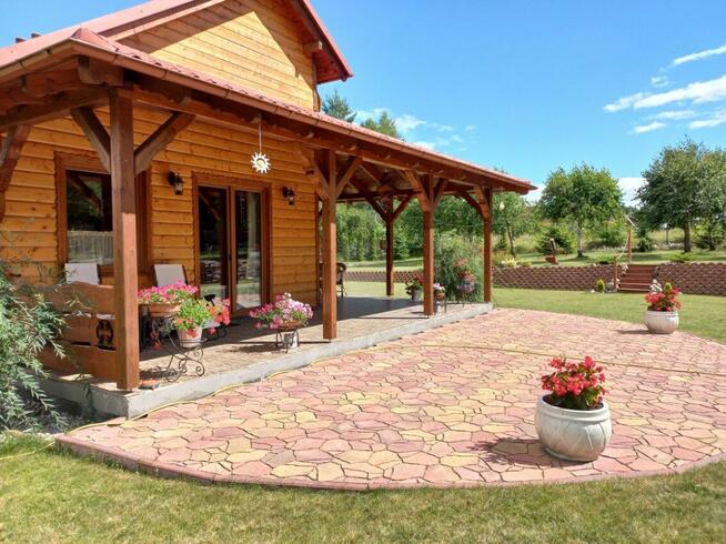 Dom całoroczny drewniany