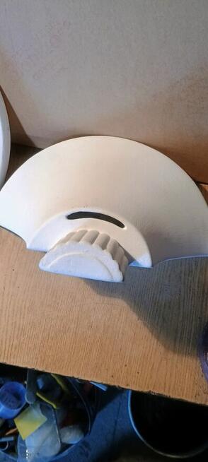 Kinkiety porcelanowe białe