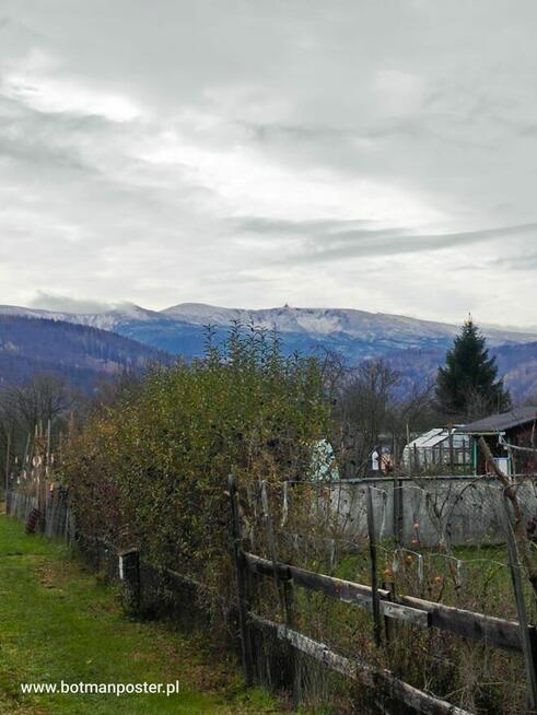 Działka ROD z pieknym widokiem na góry