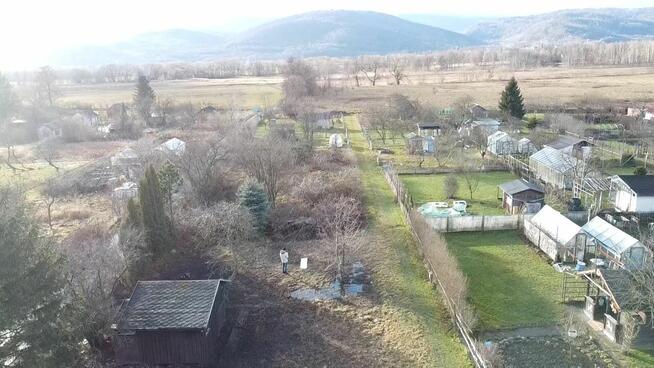 Działka ROD z pieknym widokiem na góry