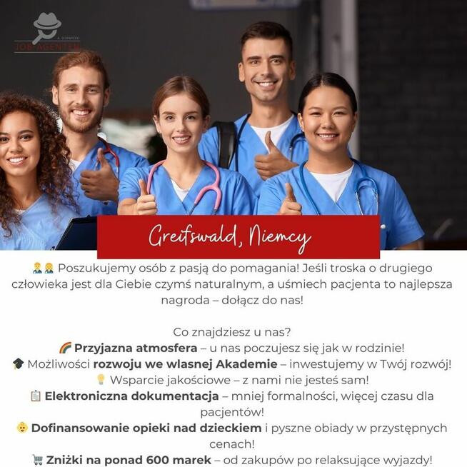 Pielęgniarko nowa oferta pracy w Niemczech zgłoś się