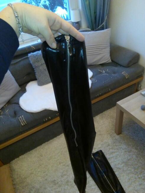 Pończochy lateks plus size