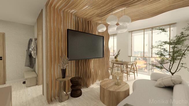 3 pokoje 61,55 m2, stan deweloperski