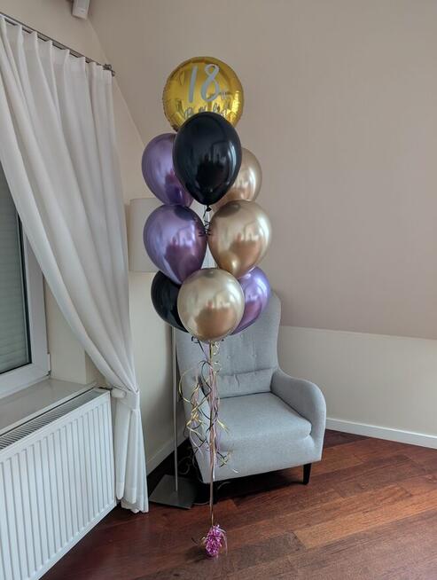 Balony z helem, dekoracje imprezowe Gdynia