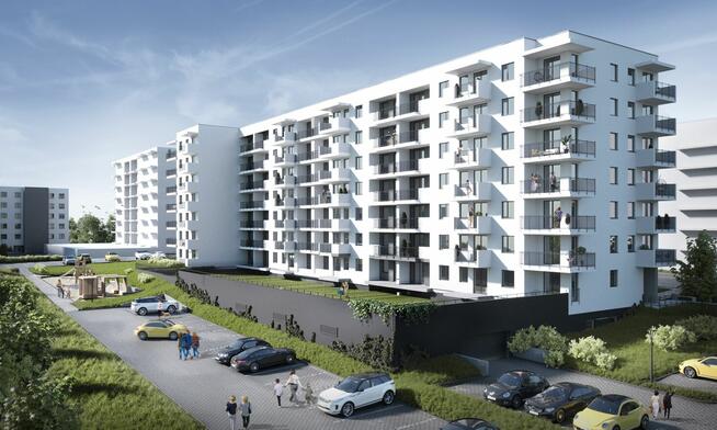 3 pokoje 61,55 m2, stan deweloperski