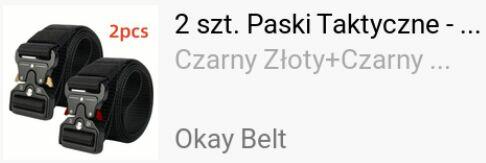 2 szt pas męski