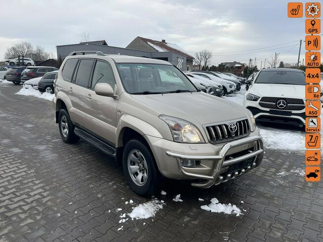 Toyota Land Cruiser 4x4  8 os. Automat Skóra Niski przebieg Hak