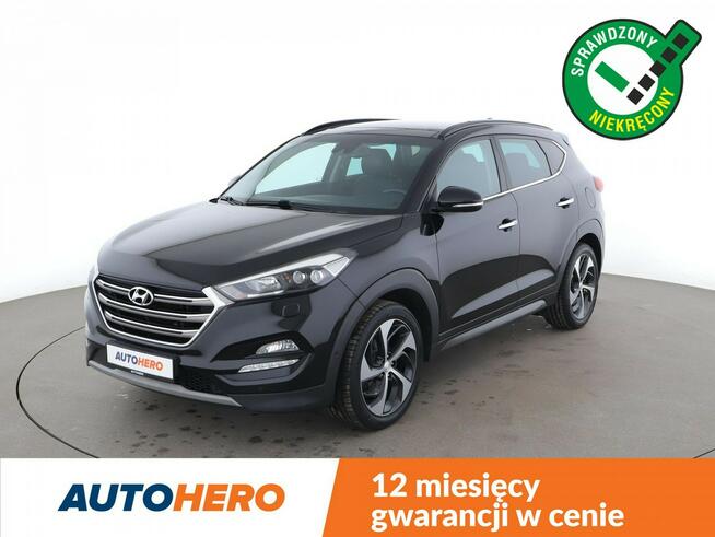 Hyundai Tucson 4x4 automat full LED skóra navi kamera i czujniki parkowania