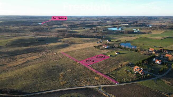 Działka widokowa niedaleko jeziora, Skolity, 34 ar