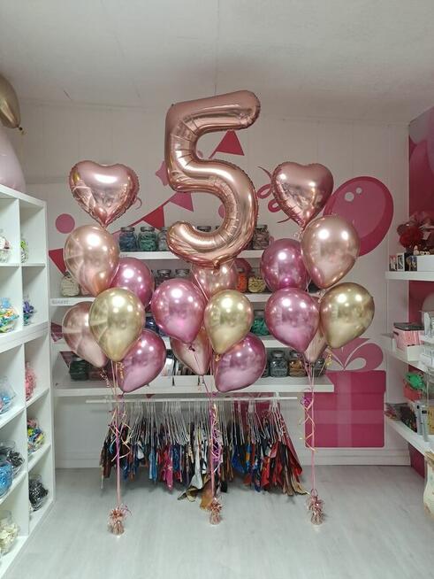 Balony z helem, dekoracje imprezowe Gdynia