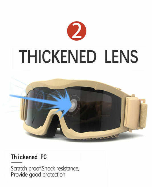 Sprzedam nowe gogle balistyczne - antyodłamkowe