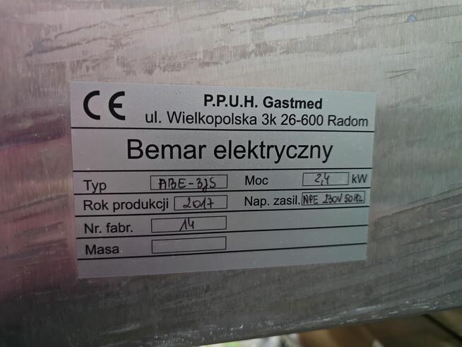 Bemar jezdny elektryczny 3 komorowy